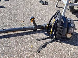 lot 1383 image: Poulan Pro PR 48BT Gas Backpack Blower