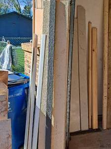 lot 1407 image: Trim Boards - (2) Siding Pieces, (4) Drip Edge Pieces