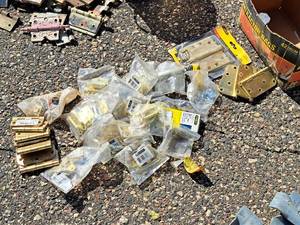 lot 1443 image: Lot of  Assorted Door & Cabinet Hinges (New)