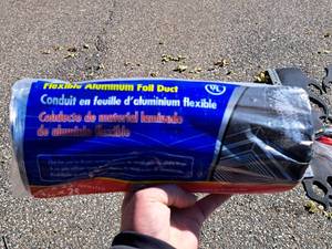 lot 1447 image: Flex Aluminum Foil Duct 25x4 (New)