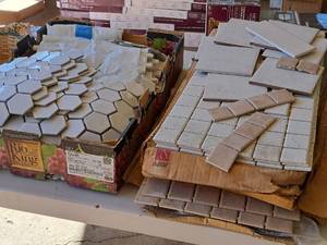 lot 1485 image: Lot of  Misc. Tile Flooring
