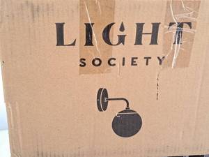lot 1541 image: Light Society Wall Lantern (in original box)