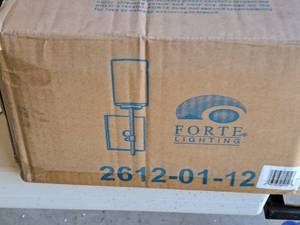 lot 1548 image: Forte Lighting Wall Lantern (in original box)