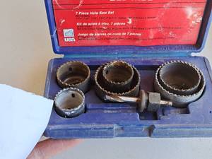 lot 1468 image: Blu-Mol Hole Saw Kit 7-piece