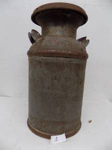 Vintage Cream Can with LId