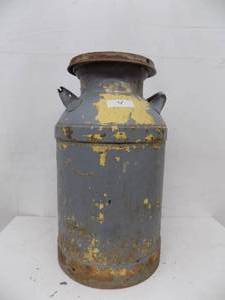 Vintage Cream Can with Lid