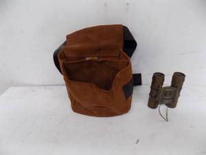 Kolpin Leather Shell Belt & Tasco 12 x 25 Binocular Optics