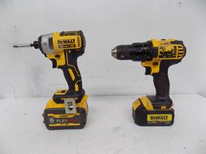 2 Dewalt 20 Volt Tools with batterys