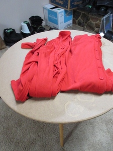 lot 154 image: ONE PIECE RED LONG UNDERWEAR