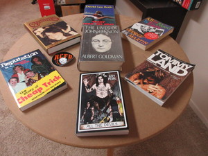 lot 165 image: MUSIC RELATED BOOKS AND A BOOK AUTOGRAPHED BY JIZZY PEARL