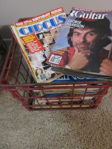 lot 173 image: A CRATE OF GUITAR, CIRCUS AND ROLLING STONE MAGAZINES