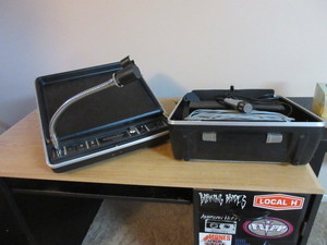 lot 191 image: VINTAGE, PERMA POWER, ROVING ROSTRIUM PORTABLE PA SYSTEM
