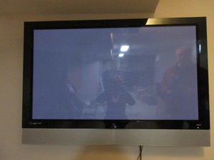 lot 204 image: VIZIO FLAT SCREEN TV WITH FIRE STICK AND REMOTE