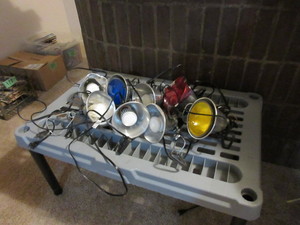 lot 226 image: CLAMP ON LIGHTS