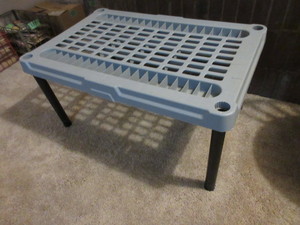 lot 227 image: DURABLE PLASTIC TABLE