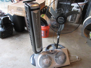 lot 273 image: A COLLECTION OF FANS