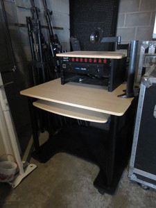 lot 298 image: COMPUTER RECORDING STUDIO TABLE