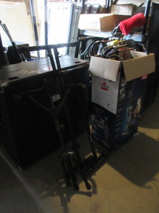 lot 300 image: ASSORTED INSTRUMENT STANDS AND PARTS