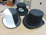 STAGE WORN TOP HATS