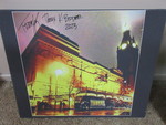 FREAKY CUSTOM AUTOGRAPHED PHOTOGRAPH OF HAIRBALL BUS ON CANVAS FOR KBID WINNER