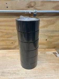 lot 78 image: IPG Lot of 6 Rolls of 2 Black Tape