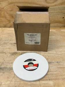 lot 80 image: CGW ABRASIVE Case of 10- Surface Wheels White Aluminum Oxide