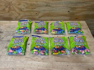 lot 92 image: TOOTSIE Lot of 8 Bags of Sour Fruit Chews