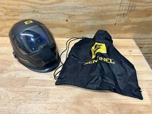 lot 40 image: SENTINEL A50 Welding Helmet, Black Low-Profile Design, High Impact Resistance Nylon, Infinitely-Adjustable, Color Touch Screen Controls, 3.93 x 2.36 Viewing Lens