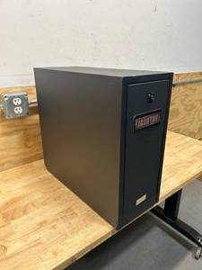 lot 19 image: IRONTON Sidebed Storage Drawer Truck Tool Box  5-Drawer, Steel, Matte Black, Twist Latch, 21in. x 10.34375in. x 22.6in.