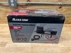 lot 41 image: Ultra-Tow 12 Volt DC-Powered ATVUTV Winch, 6000-Lb. Capacity, Galvanized Wire Rope, Model# KS6000