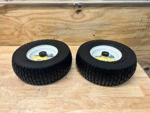 lot 28 image: MARATHON Set of 2- Flat-Free Lawn Mower Tires