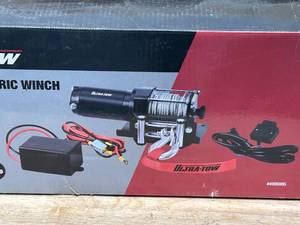 lot 30 image: Ultra-Tow 12 Volt DC ATVUTV Winch, 2500-Lb. Capacity, Galvanized Wire Rope, Model# LD2500-A