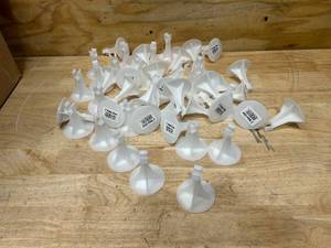lot 111 image: MAZEL & CO. Box of 50-  2 Plastic Rebar Chairs