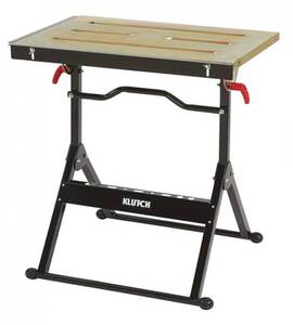 lot 12 image: KLUTCH 61118 ADJUSTABLE STEEL WELDING TABLE 30IN. L X 20 IN.W X 32-58IN. H
