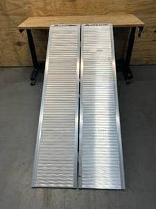 lot 53 image: Ultra-Tow Aluminum Mobility Ramp Set  1200-Lb. Capacity, 30in.W x 72in.L