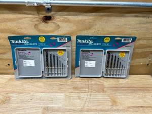 lot 69 image: MAKITA Lot of 2- Ultrafast 7 Piece Drill Bit Sets