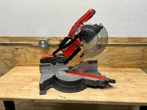 lot 7 image: MILWAUKEE M18 FUEL 18V Lithium-Ion Brushless Cordless 10 in. Dual Bevel Sliding Compound Miter Saw (Tool-Only)