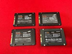 lot 131 image: SAMSUNG Lot of 4- Solid State Hard Drives
