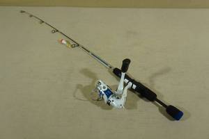 lot 23F image: Lakes & Rivers Ice Fishing Rod and Reel Combo - Light Action