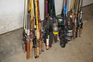lot 167A image: Assorted Fishing Rods - St Croix, Abu Garcia, Eagle Claw, Daiwa, South Bend