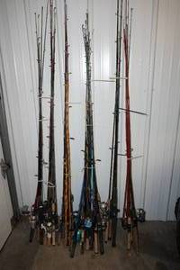 lot 167B image: Assorted Fishing Rods - Gander, Browning, Shimano, St Croix, Abu Garcia