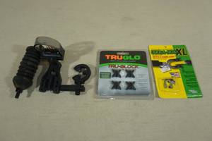 lot 56 image: Assorted Archery Accessories - Stabilizer, Rest, Sight, Nok, Silencers