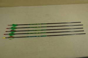 lot 59 image: 5 Apocalypse Bloodsport Carbon Arrows