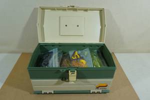 lot 147 image: Plano Tackle Box with Assorted Tackle