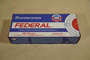 lot 184 image: 20 Federal 45-70 GOVT 300 Gr SP HP Ammo