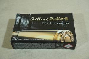 lot 185 image: 20 Sellier & Bellot 7 x 57R 173 Gr SPCE Ammo
