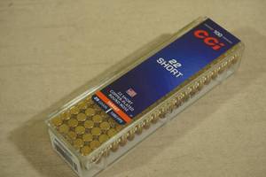 lot 187 image: 100 CCI 22 Short 29 Gr Plated RN Target Ammo