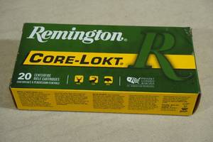 lot 189 image: 20 Remington .30-30 Win 150 Gr Core Lokt SP Ammo