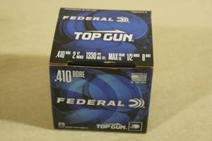 lot 207 image: 25 Federal .410 Gauge 2-12 8 Shot Shotshells