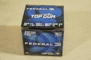 lot 208 image: 25 Federal .410 Gauge 2-12 8 Shot Shotshells